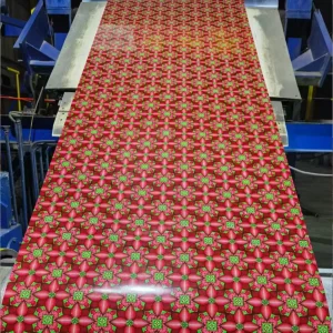 Рулоны стали с цветным покрытием и цветным узором