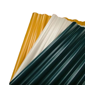 Цветной гофрированный стальной лист